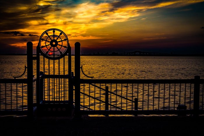 Sunset Water Summer Sky Nature Landscape Sunlight